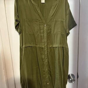 Nicole Miller Sage Green dress